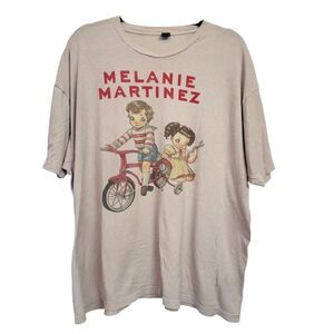 Melanie Martinez Cry Baby Vintage Style Graphic T-Shirt XXL Tan